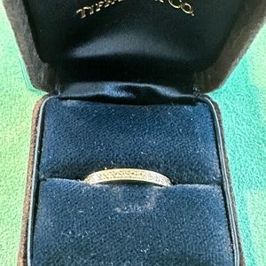 Tiffany & Co. Platinum Diamond Wedding Band